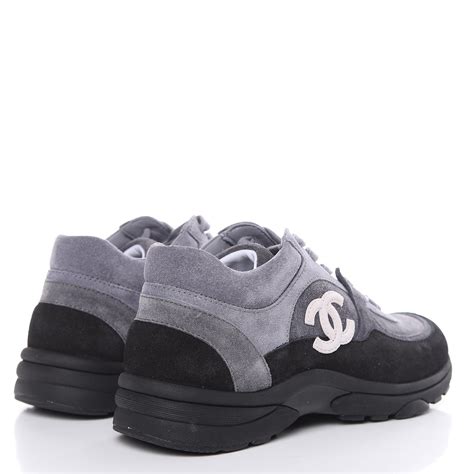 discount womens chanel sneakers|chanel sneakers grey suede.